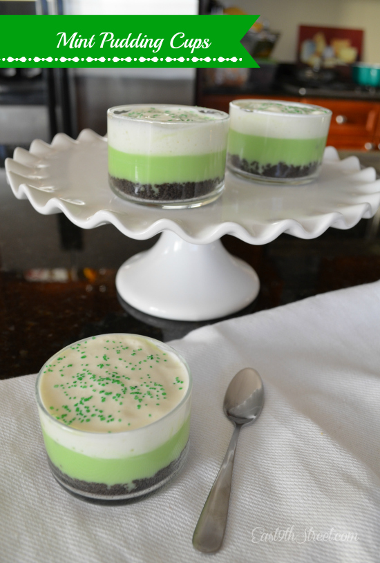 Mint Pudding Cups