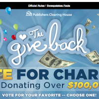 publishers clearing house give back event
