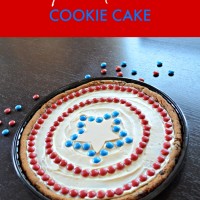 Captain American cookie cake