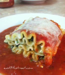 Spinach Lasagna Rolls