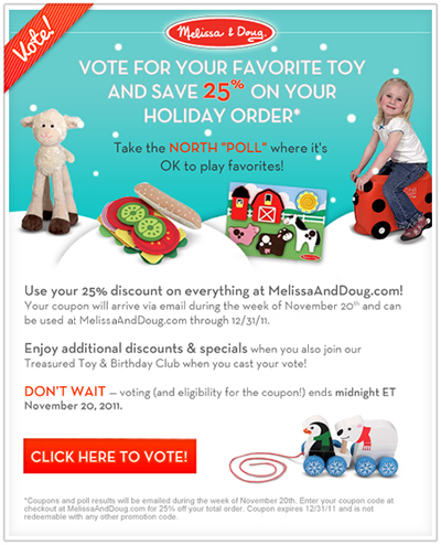 Melissa & Doug North Poll