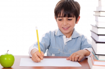 boy at school