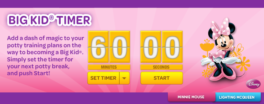 Pull-ups Potty Break Timer