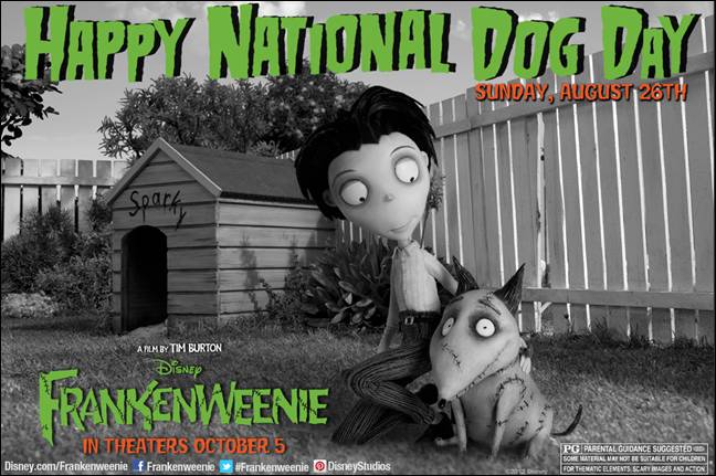 National Dog Day from Frankenweenie