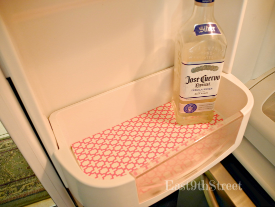 Pink fridge coaster