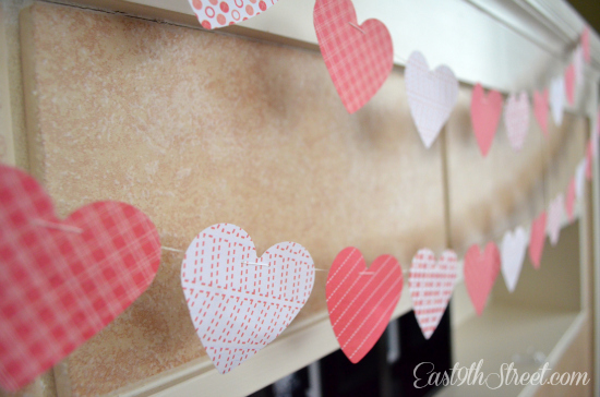 DIY Valentines Banner