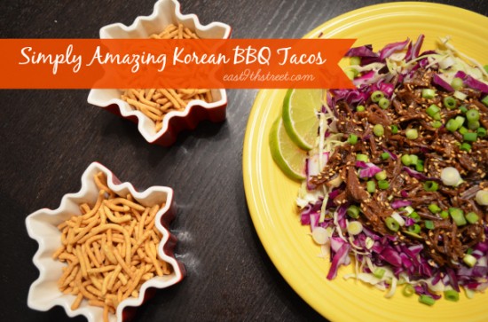 korean bbq tacos #CampbellsSkilledSauces