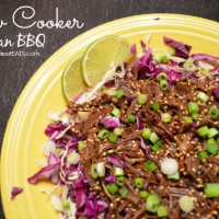 slow cooker korean bbq #CampbellsSkilledSaucers