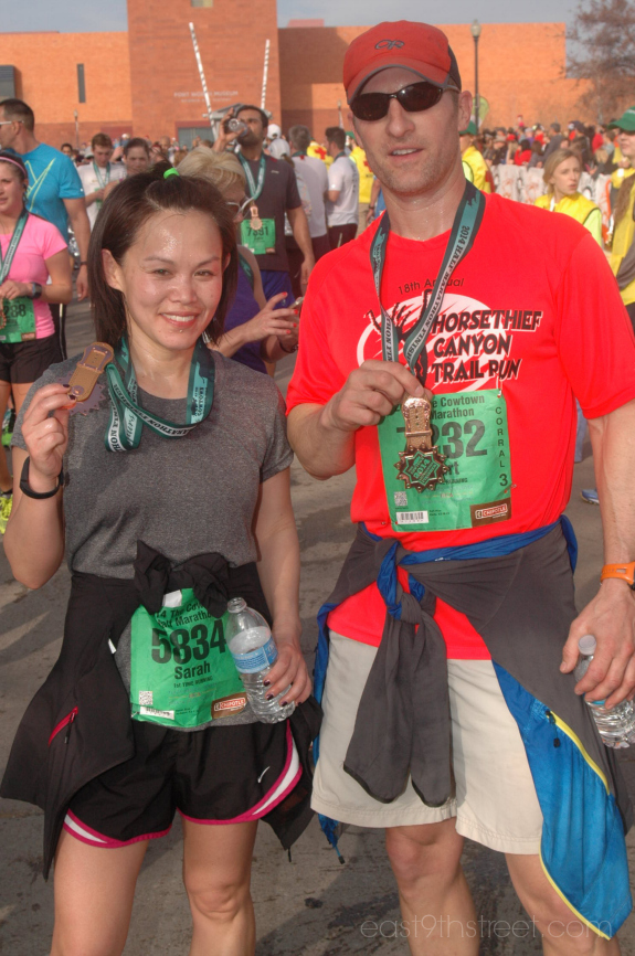 cowtown half marathon finishers