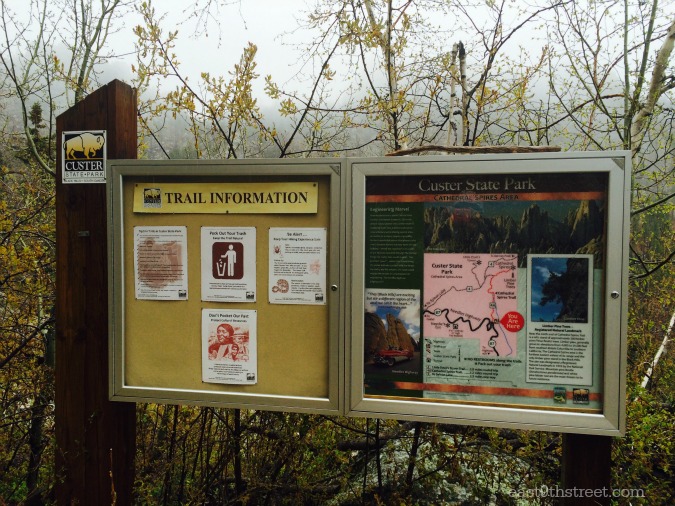 cathedral spires trail map
