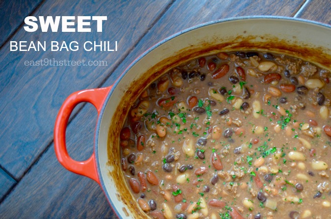 sweet bean bag chili